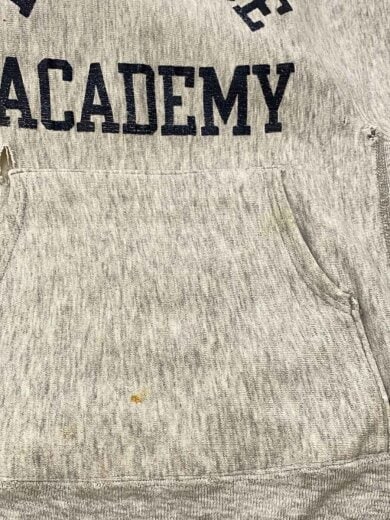 商品画像：80s/トリコタグ後期/リバースウィーブ/襤褸/パーカー/S/コットン/グレー 7