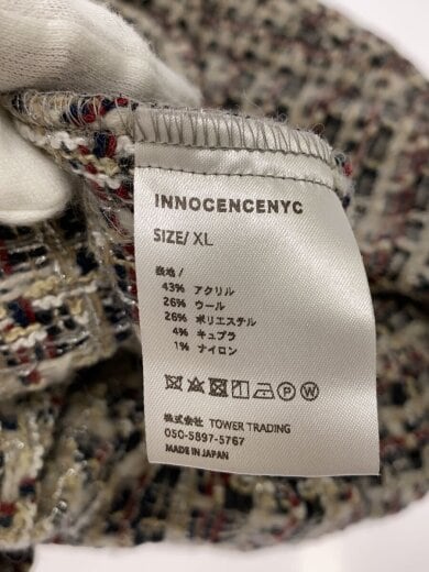 商品画像：TWEED SHIRT/長袖シャツ/XL/アクリル/ベージュ/マルチカラー 4