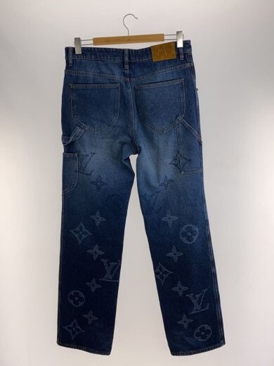 商品画像：26SS/モノグラムデニムワークウェアパンツ/30/デニム/インディゴ/1AIJUF 2