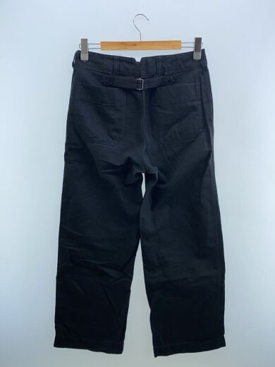 商品画像：シンチバックワイドトラウザーパンツ/3/コットン/BLK/595-7142505 2