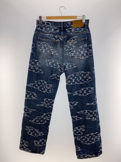 商品画像：25AW/×NIGO/モノグラム デニム スケートパンツ/30/コットン/IDG/無地/1AILUU 2