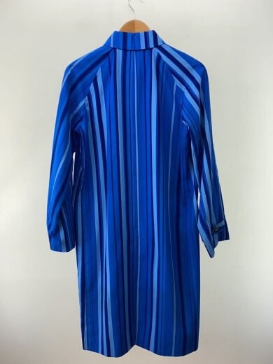 商品画像：ステンカラーコート/40/ポリエステル/BLU/ストライプ/22 0-5.SC.PM. 2