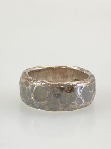 商品画像：QUIET/槌目/リング/SILVER/17号/SLV/メンズ 2