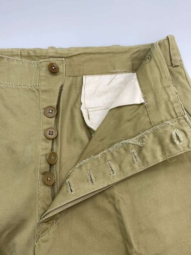 商品画像：60s/ギリシャ軍/Greece Army/ストレートパンツ/チノ/コットン/BEG/無地/1965 3