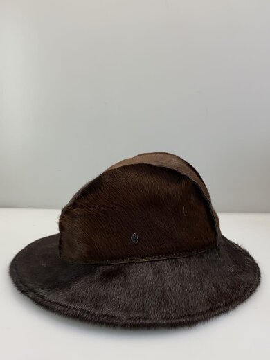 商品画像：フェイクファー/ハット/M/コットン/BRW/無地/メンズ 2