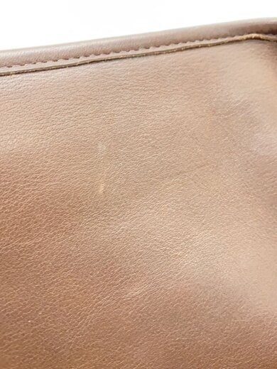 商品画像：OLD/ショルダーバッグ/レザー/ブラウン/USA製/角スレ・キズ有/ZIP丸カン 8