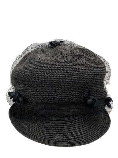 バラ色の帽子/キャスケット/FREE/GRY/レディース