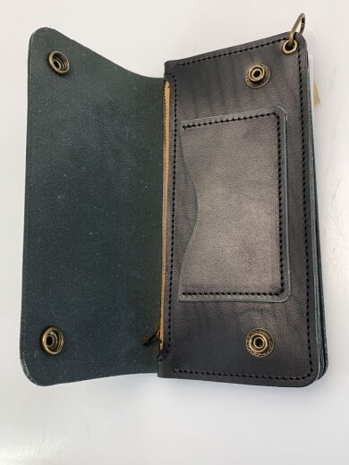 商品画像：トラッカーウォレット/長財布/牛革/BLK/メンズ 3