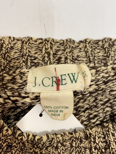 商品画像：90s-/巨人タグ/ニット・セーター(厚手)/M/コットン/ブラウン/ボーダー 3