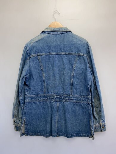 商品画像：70S/三角タグ/デニムブッシュジャケット/L-R/デニム/IDG/袖汚れ/背タグダメージ// 2