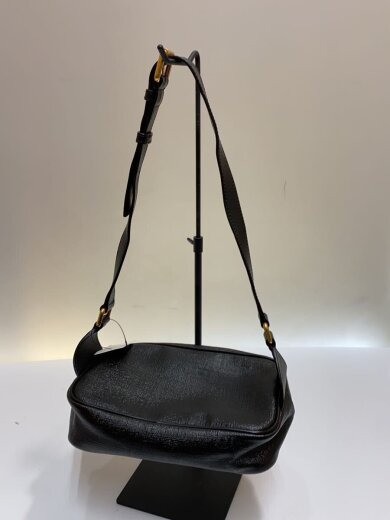 商品画像：90s Logo Print Leather Belt Bag/ショルダーバッグ/PVC/BLK/汚れ有 7