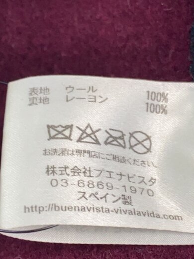 商品画像：ベレー帽/ウール/グレー×ボルドー/メンズ/スペイン製 6