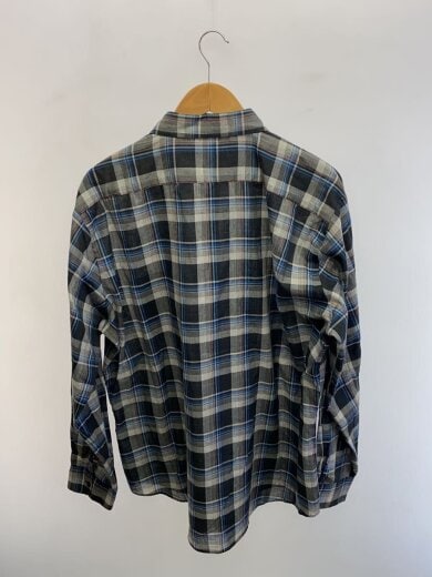 商品画像：80s/Men’s Store/長袖シャツ/XL/ポリエステル/グレー×ネイビー/チェック 2