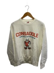 OE LOGOクルーネックスウェット/M/コットン/WHT/23070600983030