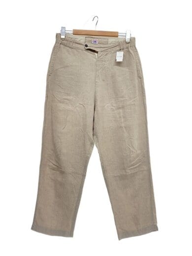 商品画像：ボトム/38/リネン/IVO/無地/フロントシミ有 1