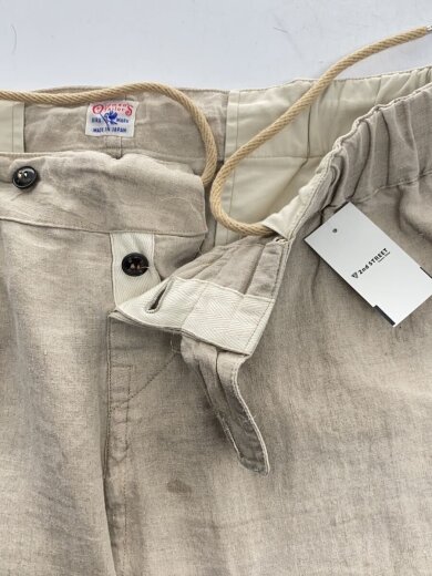 商品画像：ボトム/38/リネン/IVO/無地/フロントシミ有 3