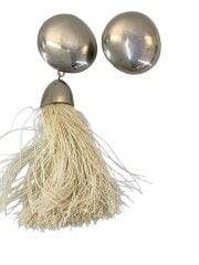 タッセル/両耳/イヤリング/--/SLV/レディース