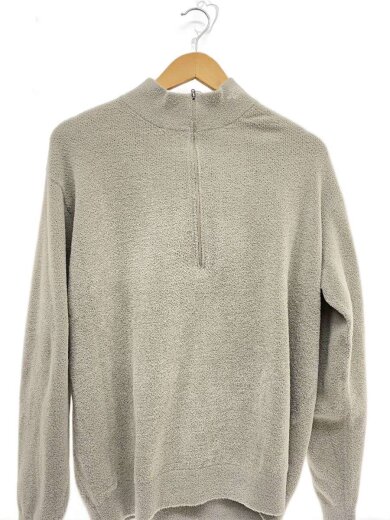 商品画像：VERSA AIRY HALF ZIP KNIT_バーサエアリーハーフジップニット/S/ポリエステル/KHK/ 1