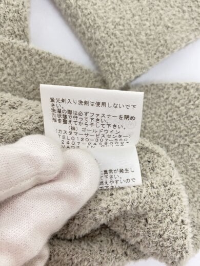 商品画像：VERSA AIRY HALF ZIP KNIT_バーサエアリーハーフジップニット/S/ポリエステル/KHK/ 5