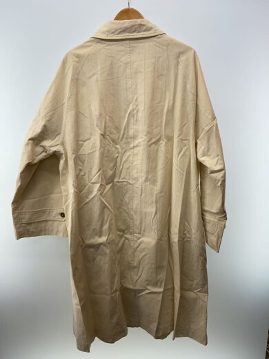 商品画像：long coat A/ステンカラーコート/3/コットン/IVO/無地/01-A-06 2