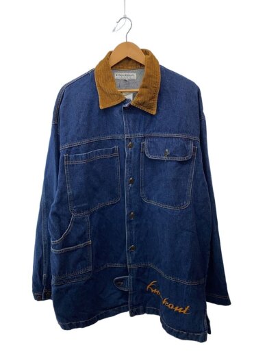 商品画像：KNOCKOUT JEANS/USA製/カバーオール/XXL/コットン/IDG/無地// 1