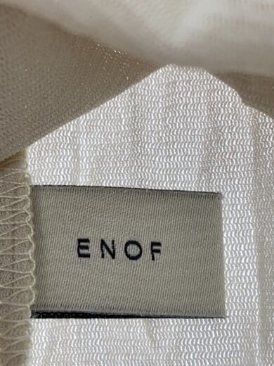 画像：ENOFシアーストレッチワンピース/L/ナイロン/BEG/無地/ENOF-CS-Z3553