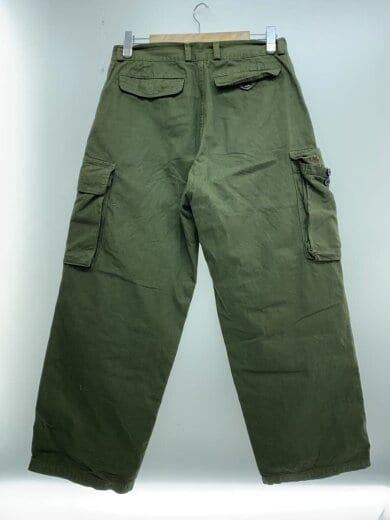 商品画像：PANTALON BLESLE M-47/ヘンプ混/カーゴパンツ/--/コットン/GRN/無地 2