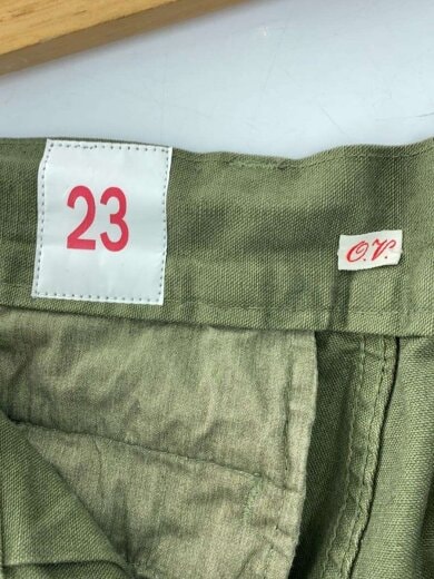 商品画像：PANTALON BLESLE M-47/ヘンプ混/カーゴパンツ/--/コットン/GRN/無地 4