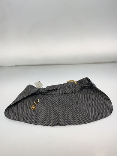 商品画像：ホースチャーム付 レイヤーロングスカート/36/ウール/GRY/千鳥格子/031-4120235 6