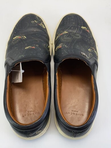 商品画像：PRINT SKATE SHOES/シューズ/41/ネイビー/レザー/履きジワ/使用感有 3