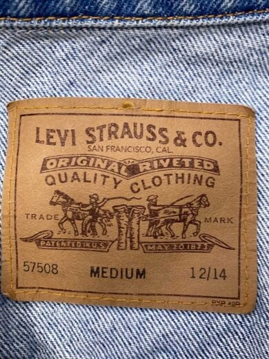 商品画像：90S/USA製/オレンジタブ/Gジャン/M/デニム/IDG/無地/57508-0790 3