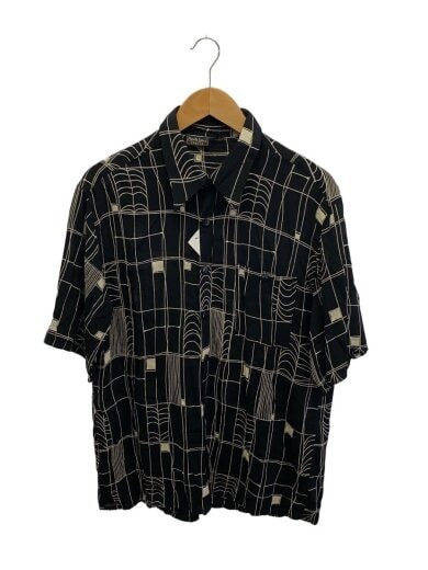 商品画像：シャツ/レーヨン/BLK/総柄 1