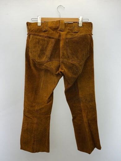 商品画像：SPRUNG/～70S/LIGHTNINGジッパー/ブーツカットパンツ/スウェード/BRW/汚れ有 2