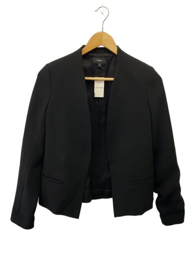 商品画像：ノーカラーテーラードジャケット/0/BLK/01-9104021-050-700 1