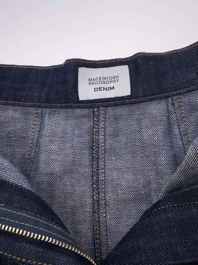 商品画像：コットンリネンデニムグルカスカート/36/デニム/リネン混/IDG/無地/H5S03-503-29 3