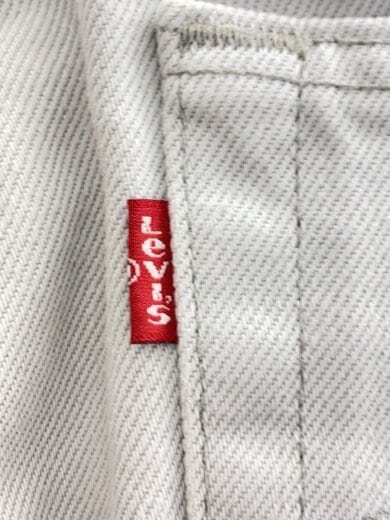 商品画像：90s/ユーロ/スペイン製/ストレートパンツ/30/デニム/WHT/無地/517 0247 8