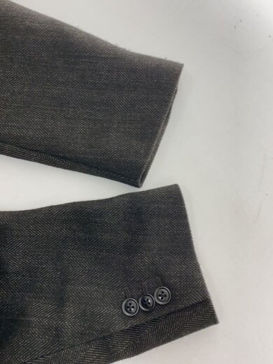 商品画像：Peaked lapel 1B Jacket-Poly Herringbone/XS/ポリエステル/BLK/JO147 4