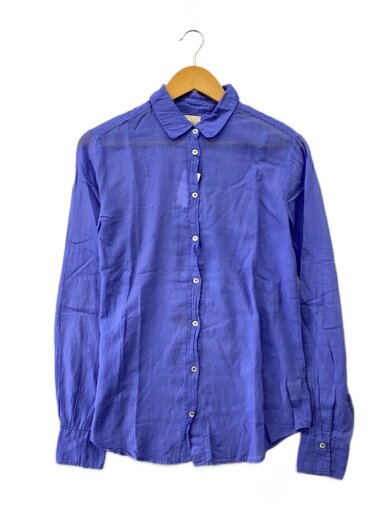 商品画像：長袖シャツ/2/コットン/BLU/無地/581-153224 1