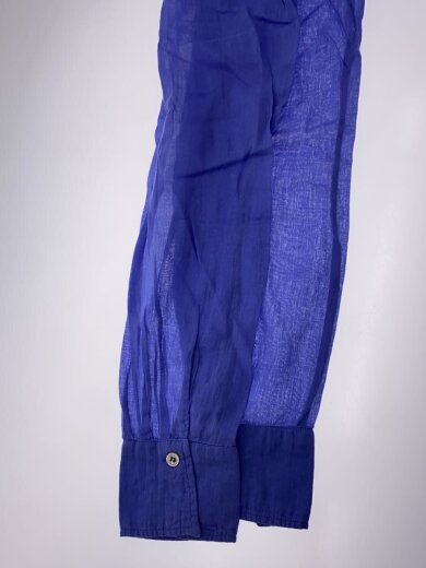 商品画像：長袖シャツ/2/コットン/BLU/無地/581-153224 5