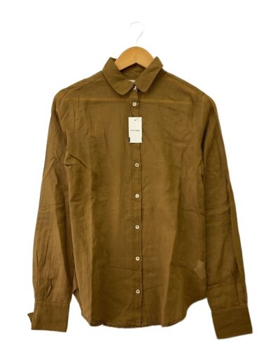 商品画像：長袖シャツ/0/コットン/BRW/無地/2369 1