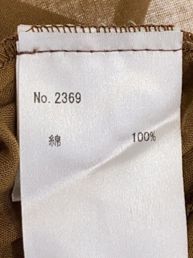 商品画像：長袖シャツ/0/コットン/BRW/無地/2369 5