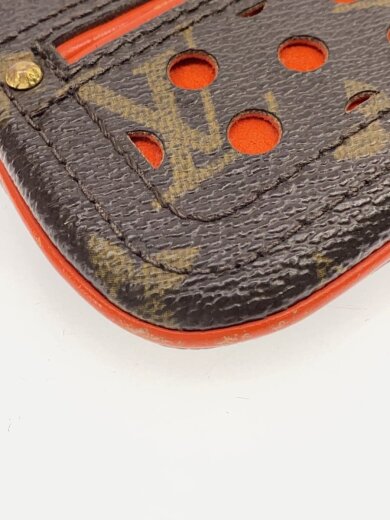 商品画像：ポシェット・クレ_モノグラム・ペルフォ_オランジュ/PVC/BRW/レディース 5