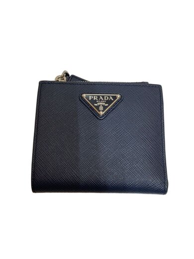 商品画像：サフィアーノ/トライアングルロゴ/2つ折り財布/NVY/メンズ 1