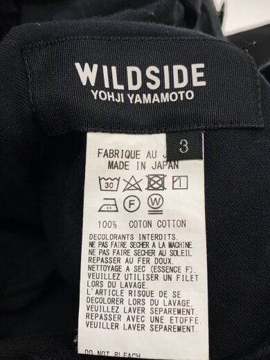 商品画像：Short Cargo Pants/3/コットン/BLK/WS-P02-001 4