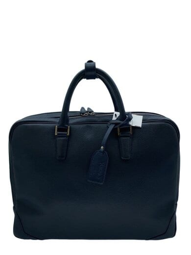 商品画像：UA別注/ボストンバッグ/レザー/NVY/無地/角擦れ有 1