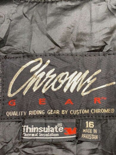 商品画像：80-90s/CHROME GEAR/ライダースジャケット/ライナー付/16/レザー/BLK 3
