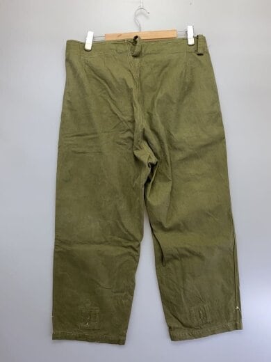 商品画像：40s/リメイク/アルミボタン/モーターサイクル/ポケ付き/ストレートパンツ/3/コットン/KHK/無地 2