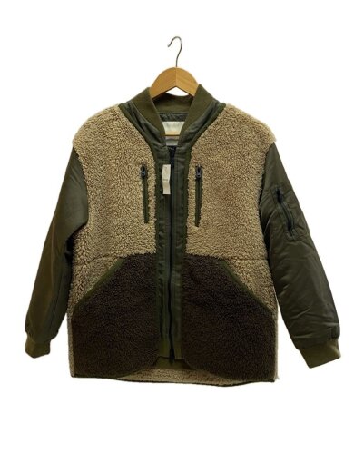 商品画像：BOA CONTRASTED BOMBER JACKET/S/KHK/WL1873203/左袖汚れ有// 1
