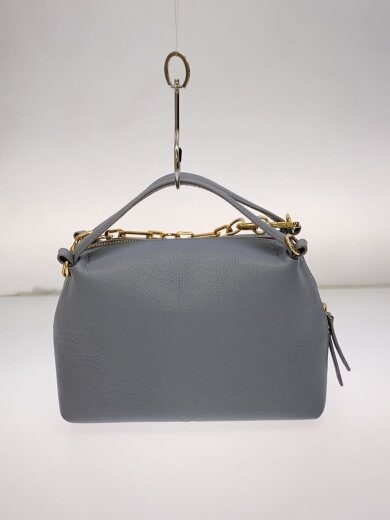 商品画像：3WAY/チェーンショルダー/ショルダーバッグ/レザー/BLU/無地// 3