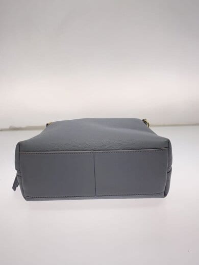 商品画像：3WAY/チェーンショルダー/ショルダーバッグ/レザー/BLU/無地// 4